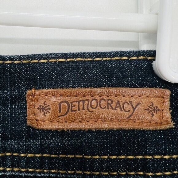 Democracy Women's Justice Blue Jeggings Jeans Size 6 Mid Rise Stretch Skinny - Picture 8 of 10